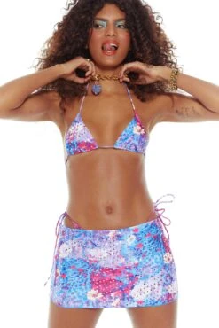 Jaded London Bubble Gum Mini Skirt