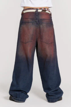 Deep Red Colossus Jeans -JADEDLDN Sales menswear1651