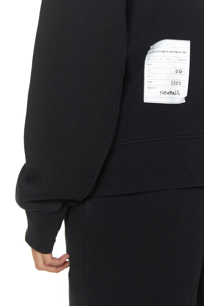 Jaded London NTRLS Dust Black Oversized Hoodie 7 Jaded London NTRLS Dust Black Oversized Hoodie - Image 5