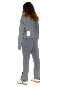 Jaded London NTRLS Chrome Grey Crew Neck Sweatshirt -JADEDLDN Sales oversizedjumperw c 4