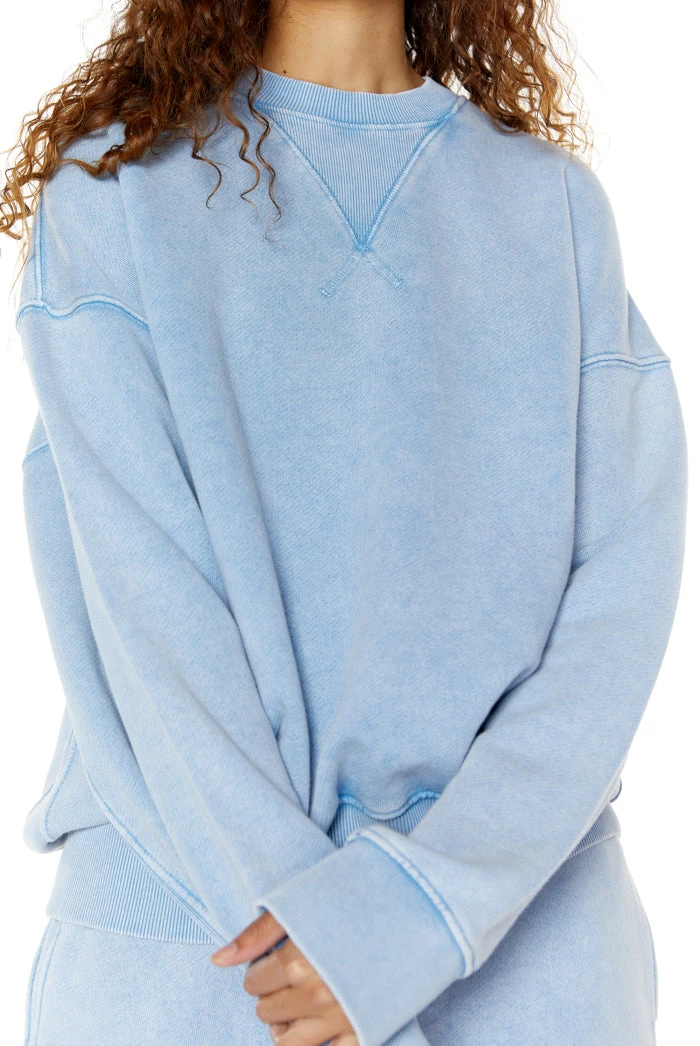 Jaded London NTRLS Powder Blue Crew Neck Sweatshirt 6 Jaded London NTRLS Powder Blue Crew Neck Sweatshirt - Image 4