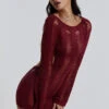 Jaded London Burgundy Umbra Dress 1 Jaded London Burgundy Umbra Dress -JADEDLDN Sales reshootsww2165