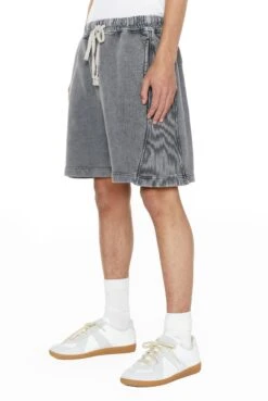 NTRLS Chrome Grey Relaxed Shorts -JADEDLDN Sales shortsm c 4 6201fa58 dc33 4911 991f 9017a2fc15f1