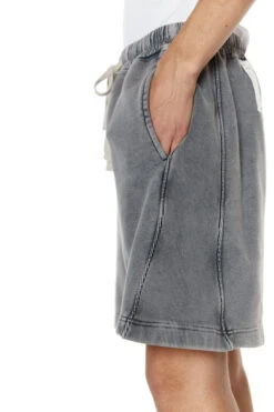 NTRLS Chrome Grey Relaxed Shorts -JADEDLDN Sales shortsm c 6 0fd67411 8ed9 4921 b95a 36b48d99b7ee