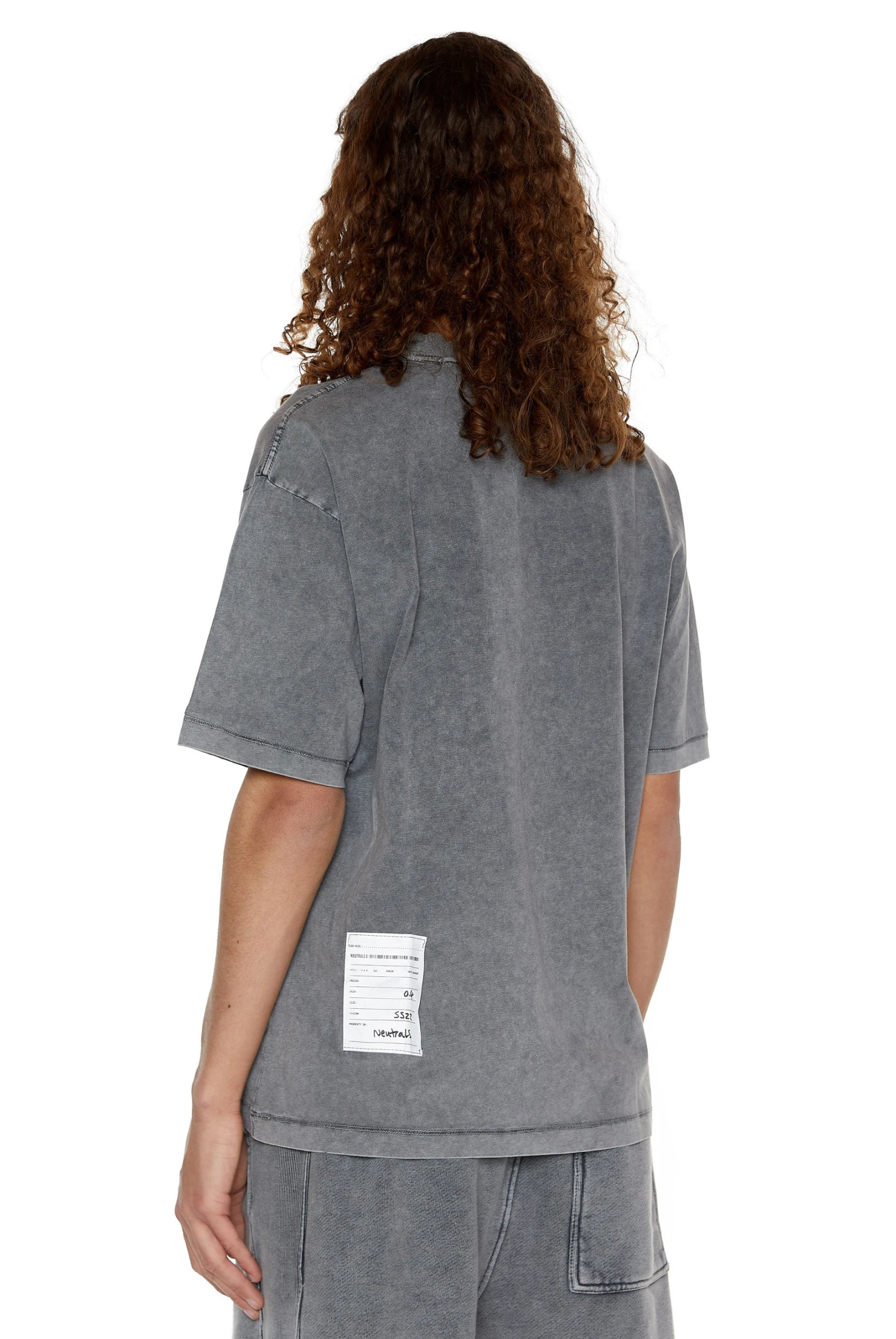 NTRLS Chrome Grey Oversized T-shirt 6 NTRLS Chrome Grey Oversized T-shirt - Image 4