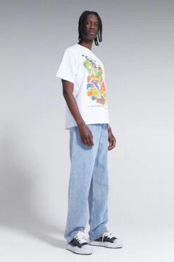 White We Are Human After All T-Shirt -JADEDLDN Sales whiteitvtee3