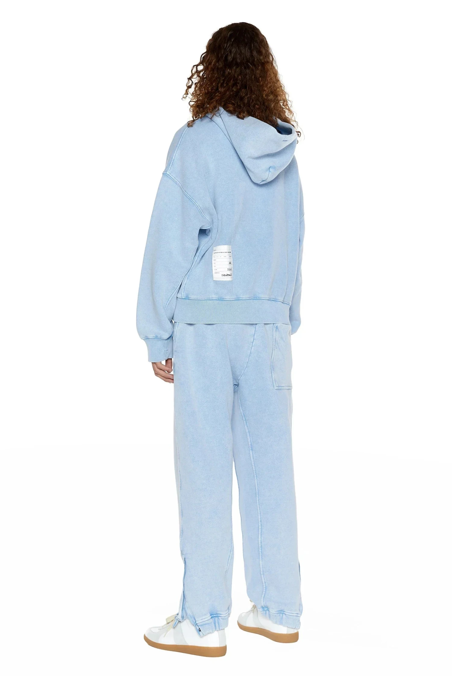 NTRLS Powder Blue Oversized Zip Through Hoodie 8 NTRLS Powder Blue Oversized Zip Through Hoodie - Image 6