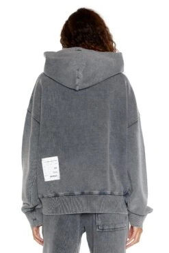 Jaded London NTRLS Chrome Grey Oversized Zip Through Hoodie -JADEDLDN Sales ziphoodiew c 4 3628c3fb 23cf 4003 9de3 91eb920ca437