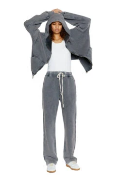 Jaded London NTRLS Chrome Grey Oversized Zip Through Hoodie -JADEDLDN Sales ziphoodiew c 6 5df88820 151b 4a9a a1c8 50571b65d430